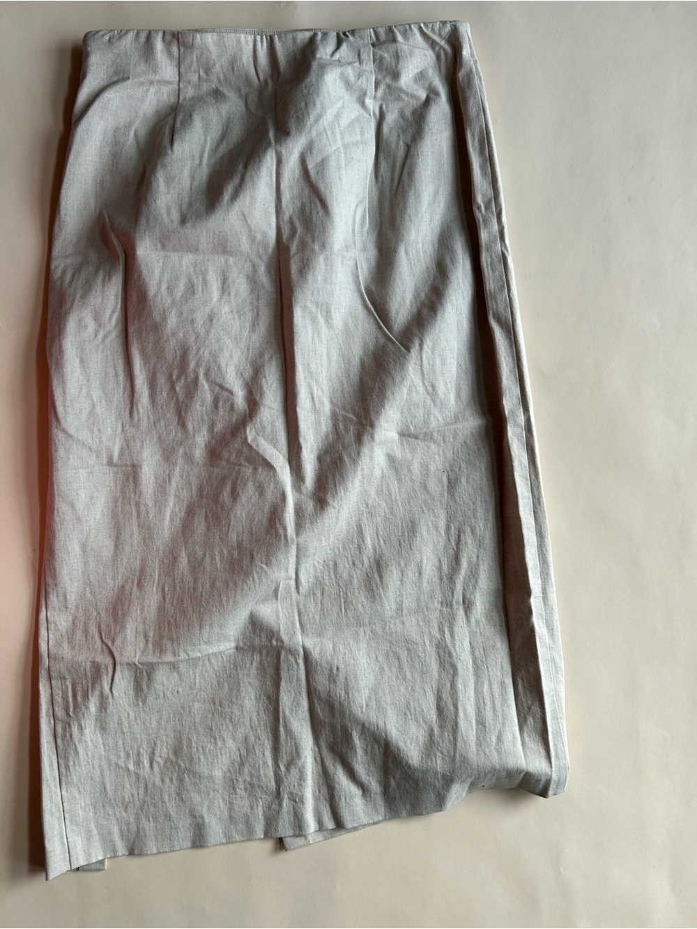 DKNY Beige Midi Skirt with Side Slit size S - Picture 7 of 8